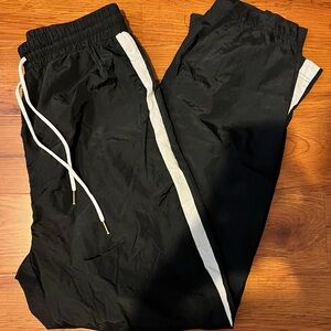 Black and White Woman’s Track Pants
